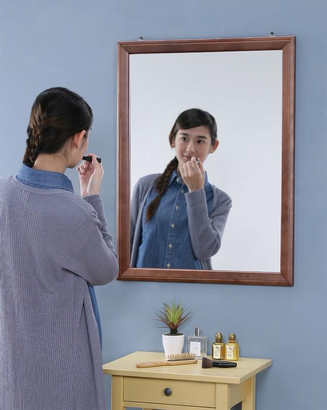 寬80實木框壁鏡 掛鏡 穿衣鏡 全身鏡 化妝鏡【馥葉】【型號MR0860 】