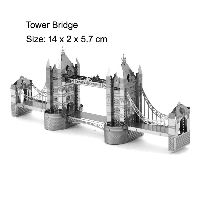DIY全金屬拼圖模型  倫敦塔橋