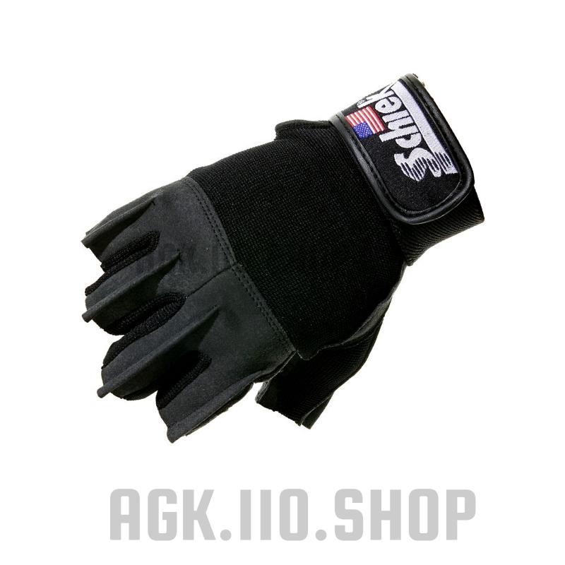 【AGK110】美國 Schiek 高級健身手套 健身 運動 全黑配色 手套 手套 護腕 二合一 舉重 健美