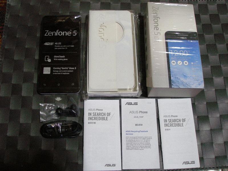 ASUS ZenFone5 2G/32G  A500KL 4G LTE 盒裝白色((全新原廠耳機+全新原廠透視皮套))