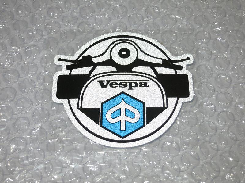 3M反光貼紙 8公分 VESPA 偉士牌 機車品牌 車身 車殼 面板 安全帽 比雅久 PIAGGIO