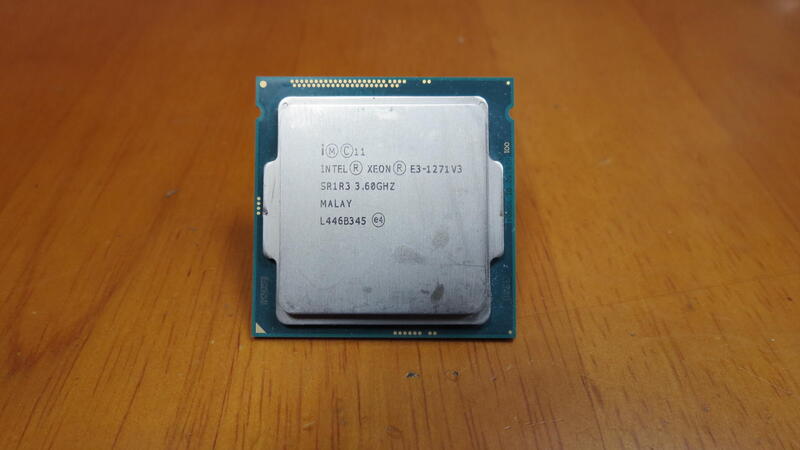 Intel英特爾Intel Xeon E3-1271 V3 (8M Cache, 4.0GHz) 1150腳位桌上型四核
