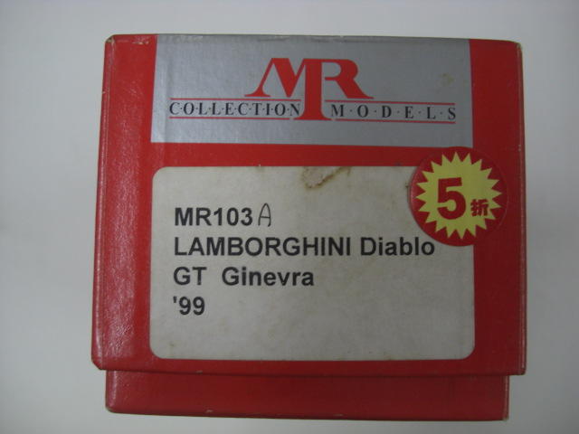 ISAM2000:MR 1/43 LAMBORGHINI DIABLO GT GINEVRA'99