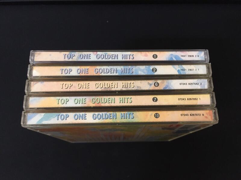 ．私人好貨．二手．CD．早期 整組【TOP ONE GOLDEN HITS】正版光碟 音樂專輯 影音唱片 中古碟片