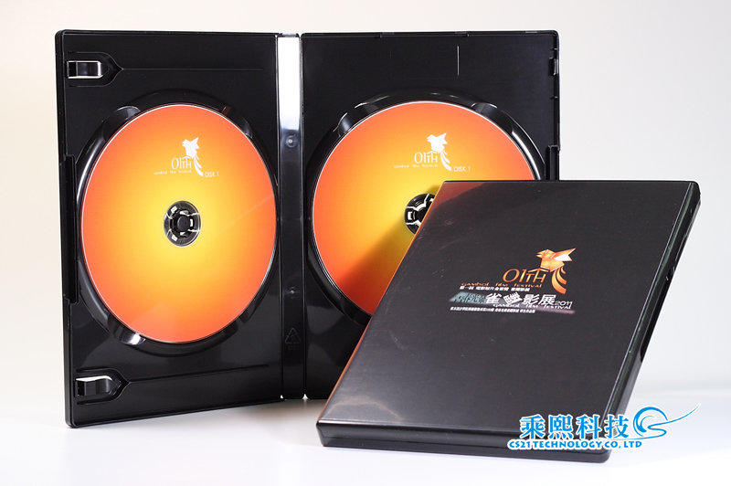 【99網購】PP雙片裝14mm光碟盒/CD盒/DVD盒/CD殼/鏡面黑/台灣製造/一箱100個