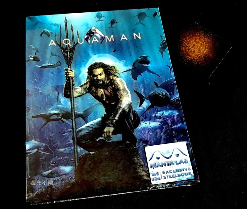[藍光小舖][現貨] 水行俠 Aquaman 4K UHD+2D 雙碟幻彩盒限量鐵盒版 [台式繁中字幕]