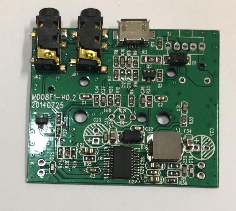 發燒級數位功放板..立體聲D類3瓦功放板.帶耳放驅動 (97520)
