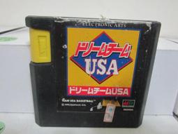 網路小站-特價出清-SEGA MD 卡帶USA BASKE TBALL 