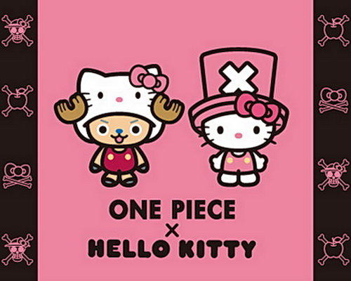 【現貨】日本one piece航海王 X hello kitty凱蒂貓 頭型零錢包 粉紅色 D3073