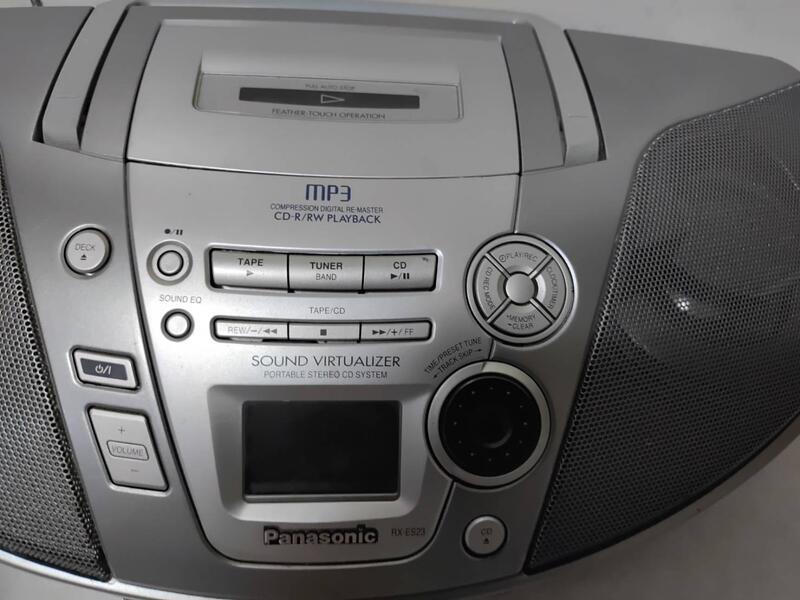 經典銘機環繞重低音 眼鏡蛇造型 國際牌手提音響Panasonic RX-ES23 CD TAPE FM正常 按鍵會亂跳 | 露天市集 | 全台 ...
