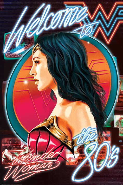 【英國進口電影海報】神力女超人1984 Wonder Woman 1984 (The 80s) #PP34639