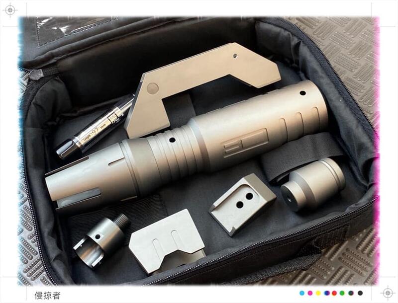【侵掠者】AAP01改鋼彈吉姆槍鋁合金專用套件組-鈦灰色