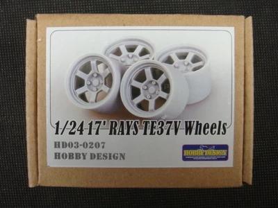 Hobby Design 1/24 17吋輪圈 RAYS TE37V  [HD03-0207]