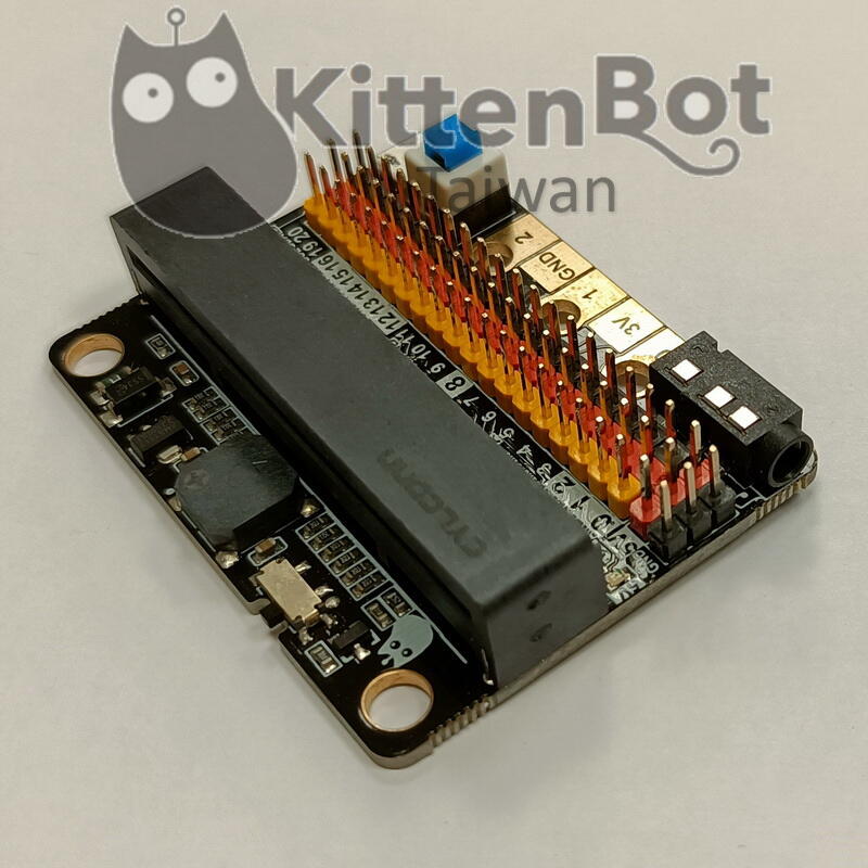 【kittenbot 台灣】IOBIT 金手指臥式轉接板 microbit / meowbit / 未來板 適用
