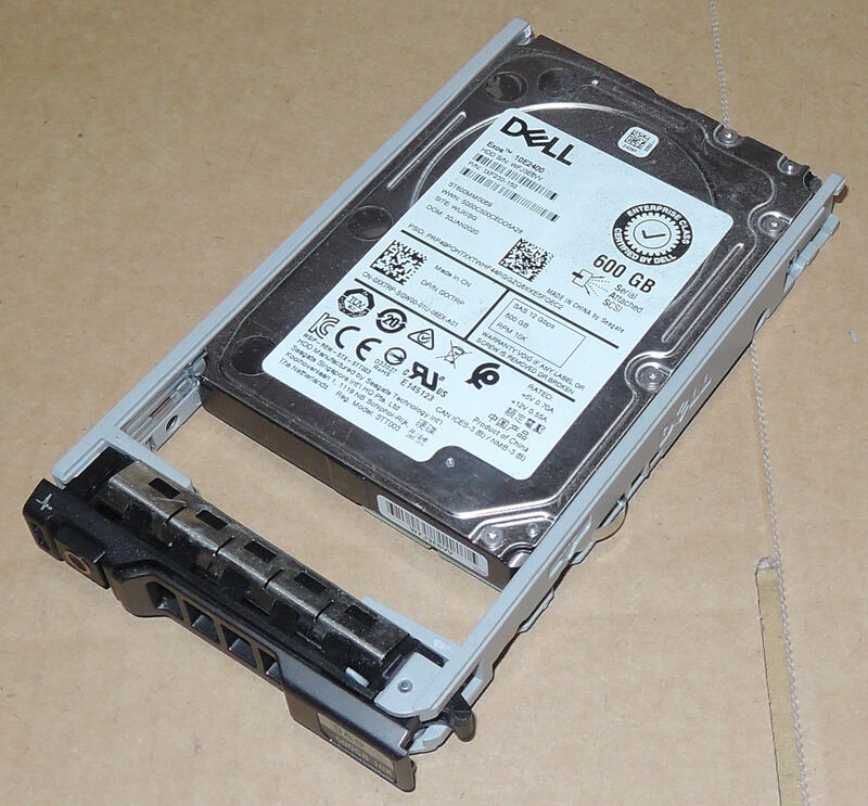 thumbnail interactive-video image 1 of Dell 600GB 10K RPM SAS 12Gbps 2.5" Server Hard Drive – ST600MM0069, EXOS, Gen14 Ready 1 of 6