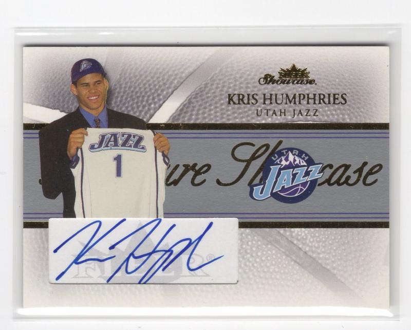 2004-05 Fleer Showcase Kris Humphries 106/150 簽名卡 NBA