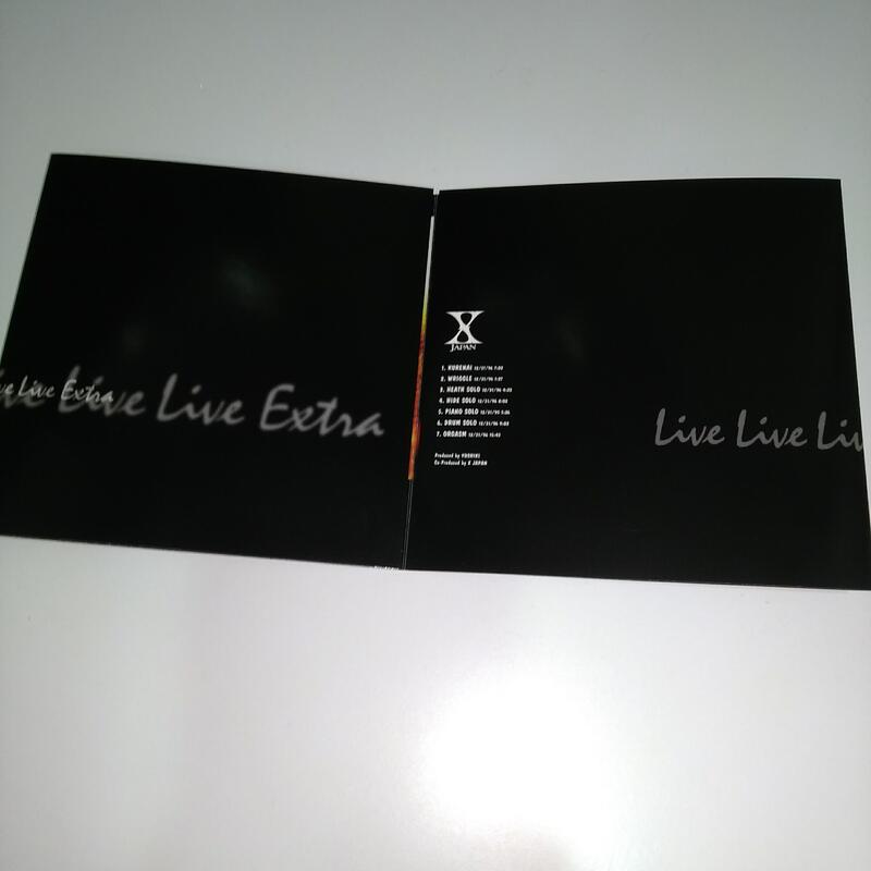 X JAPAN Live Live Live Extra 專輯CD / 演唱會XJAPAN solo | 露天市集