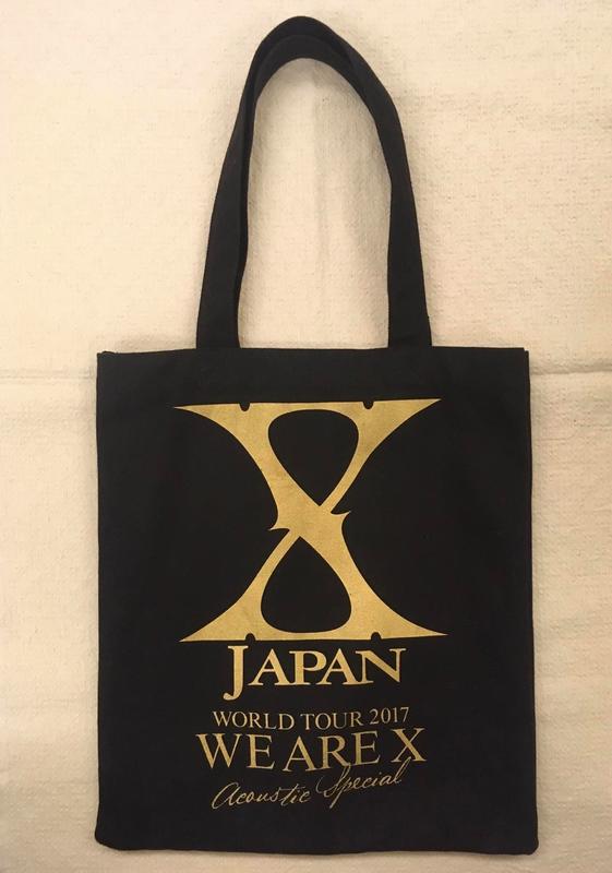 現貨 X JAPAN WORLD TOUR 2017 WE ARE X 7/12 VIP特典 金色提袋（中古九成新）