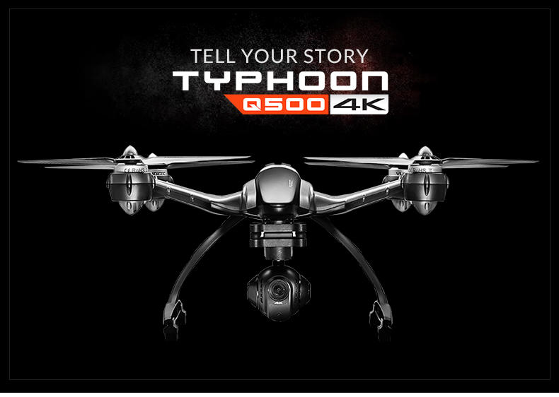 YUNEEC 颱風 Q500 4K 空拍 無人機 智能 飛行四軸(9成新)