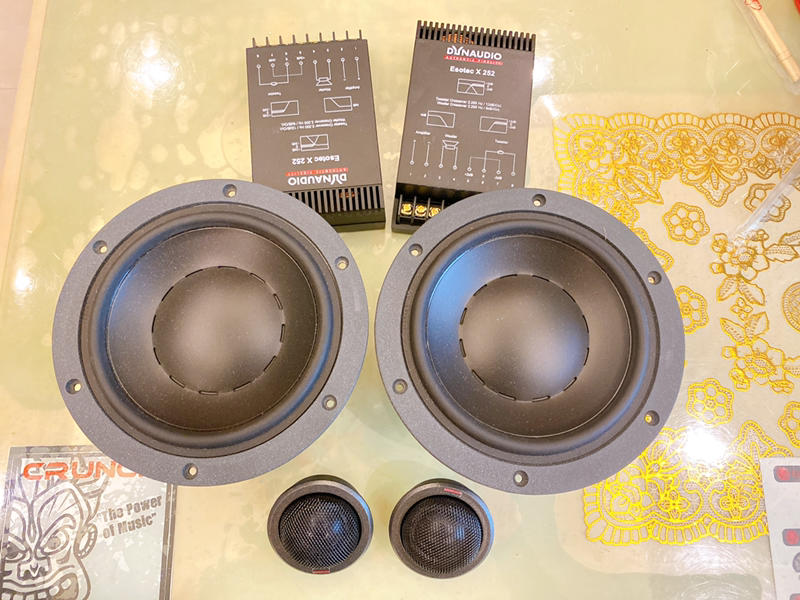 丹麥品牌DYNAUDIO MW162 X252 MD102 二音路喇叭近全新細膩高音可測試可