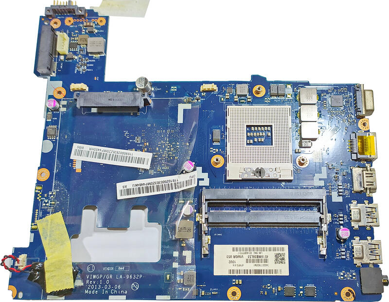 故障品無法開機 電腦維修零件 LA-9632P 聯想筆電 Lenovo G500 主機板 HM76晶片組 INTEL