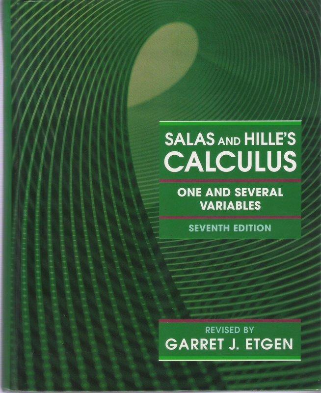 《Salas and Hilles Calculus: One and Several Variables》ISBN:0471587192│John Wiley & Sons