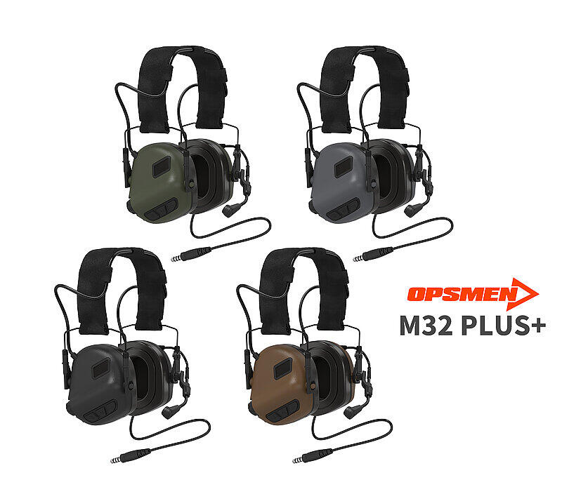 【KUI酷愛】Opsmen M32 Mod4 Plus 軍規抗噪耳機+麥克風，拾音降噪，Earmor~M32P