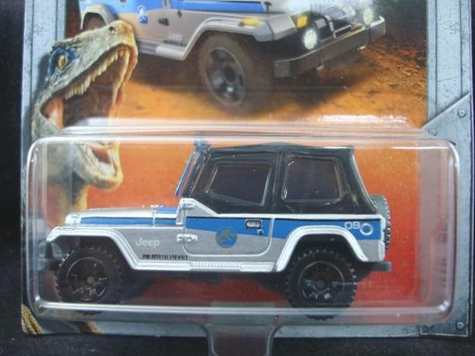 火柴盒特殊版本 侏儸紀系列 1993 JEEP WRANGLER 藍哥吉普車