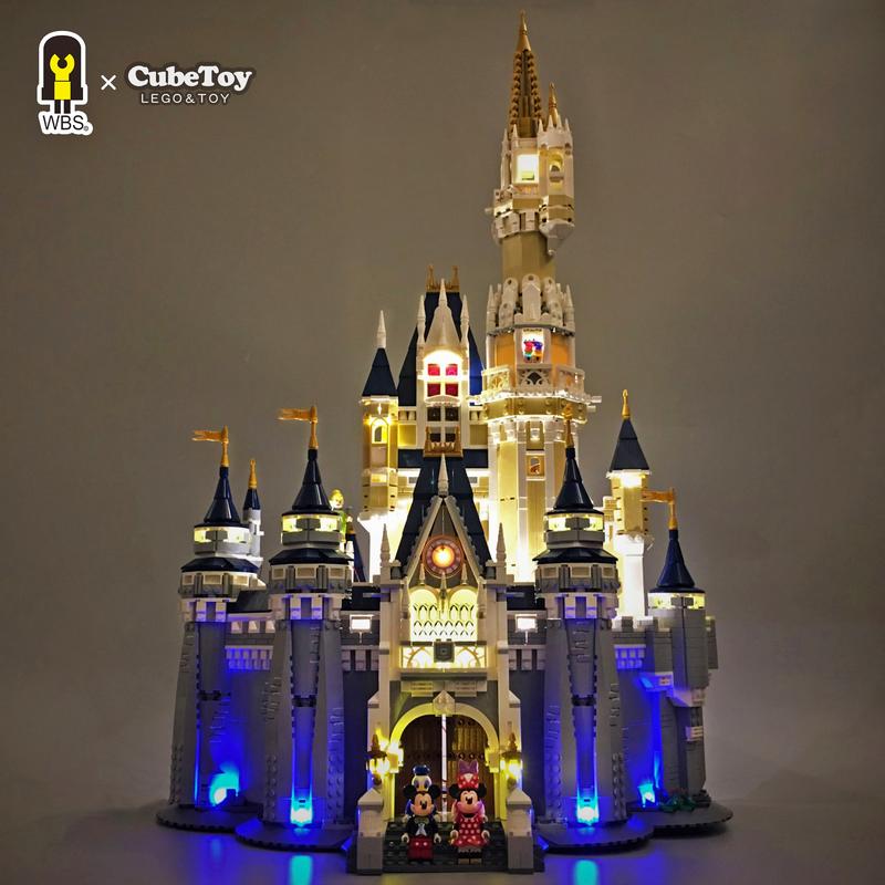 【CubeToy】WBS™ 樂高 LED 燈組 71040 迪士尼城堡 專用包 - LEGO LED -