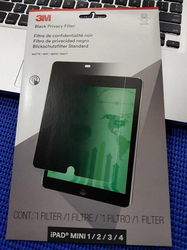 3M 平板電腦螢幕防窺膜 iPad Mini 1/2/3/4 專用 (7.9吋 直式) 促銷