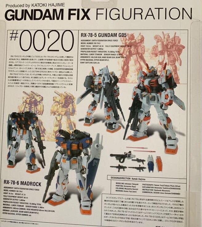 GUNDAM FIX #0020 RX-78-6 MADROCK Bandai Gundam Fix Figuration