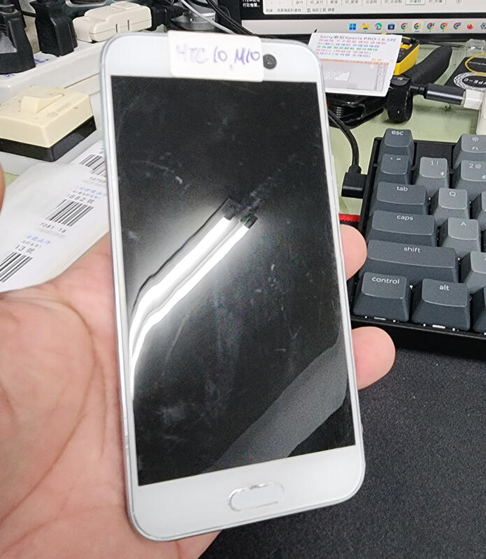 GMO模型 現貨 出清宏達電 HTC 10 M10 原裝金屬 黑屏 銀色 螢幕有些微刮傷 最後一台