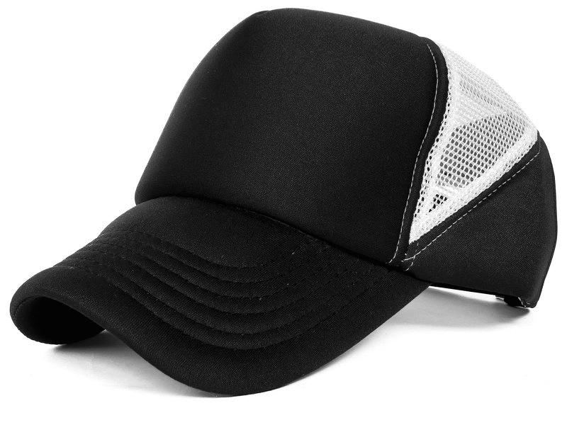 帽子專賣店【超率性4A帽型☆K067-1☆優質V網網帽-黑色白網款】