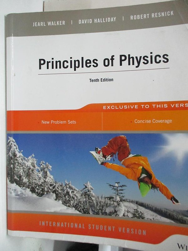 【露天書寶二手書T8/大學理工醫_KR9】Principles of Physics_David Halliday, R