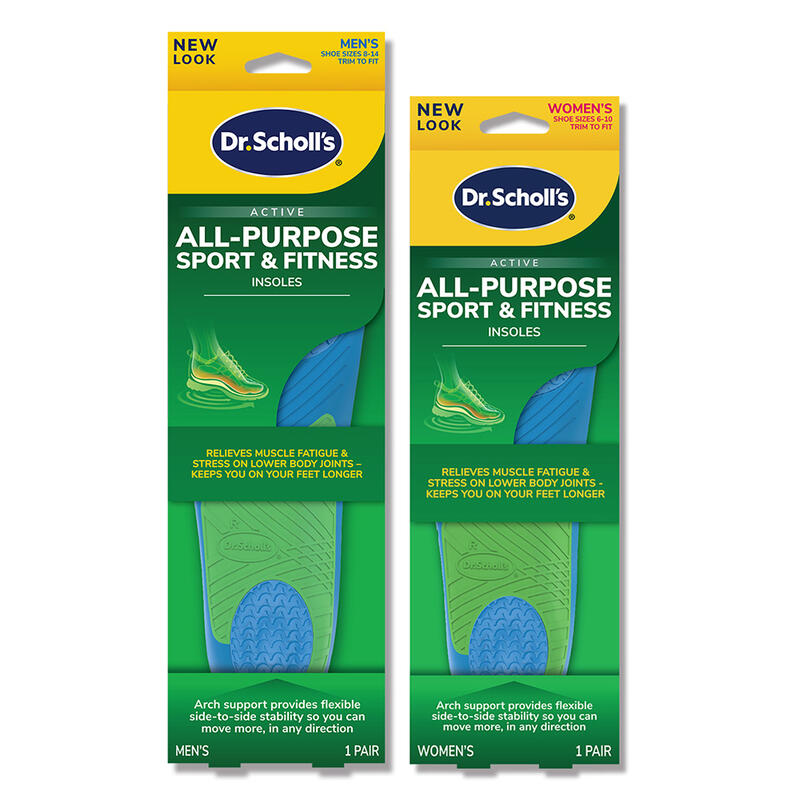 Dr. Scholl's 爽健 健力多功能運動健身鞋墊 (男用/女用) 男性鞋墊 女性鞋墊 足弓加強支撐【DDBS】