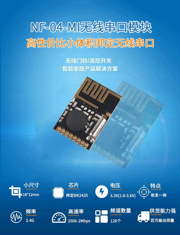 [芸庭樹] 現貨安信可原廠 BK2425 2.4G無線射頻模組 無人機 NRF24L01+ | 露天市集 | 全台最大的網路購物市集