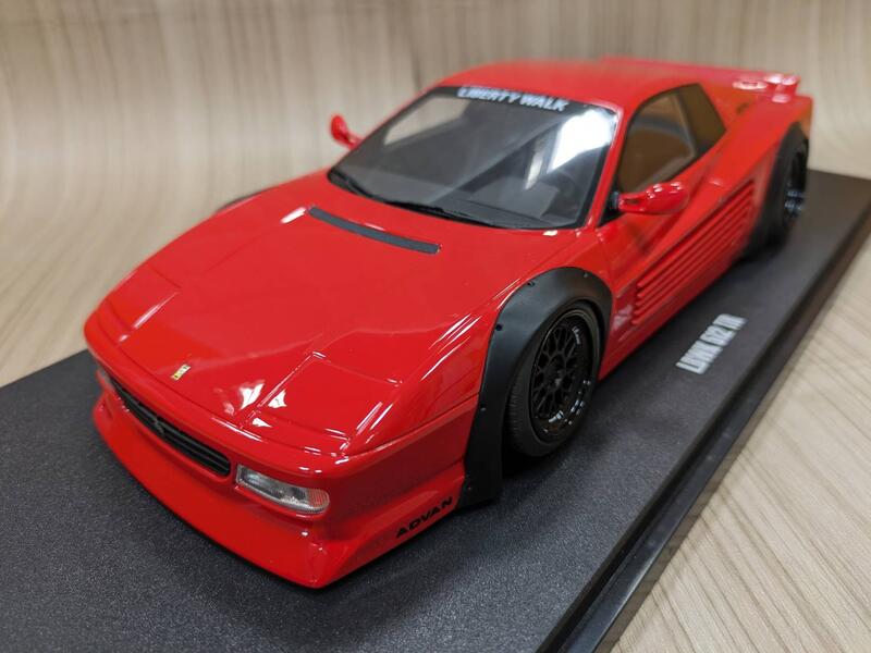 Modèle Réduit 1/18 GT Spirit LB-WORKS Ferrari 512 TR 2022 Rouge - Neuf, Référence GT423
