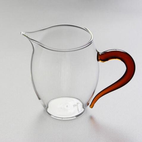 台灣現貨 琉璃把 公道杯 茶具 玻璃手把茶海 公道杯 茶海 分酒杯 勻杯 透明玻璃 泡茶用具