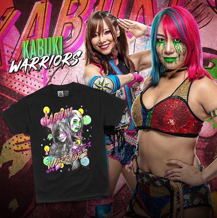 [美國瘋潮]正版WWE Kabuki Warriors War Paint T-shirt 歌舞妓勇士戰鬥塗裝最新款衣服