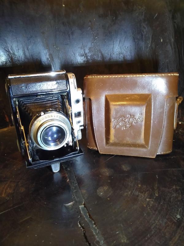 Petri R.F 古董蛇腹底片相機