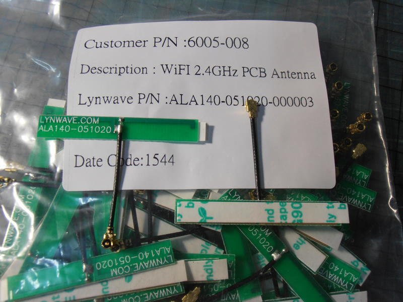 ALA140-051020 隱藏式天線　內置式天線　WIFI 2.4GHZ IPEX  PCB MOUNT