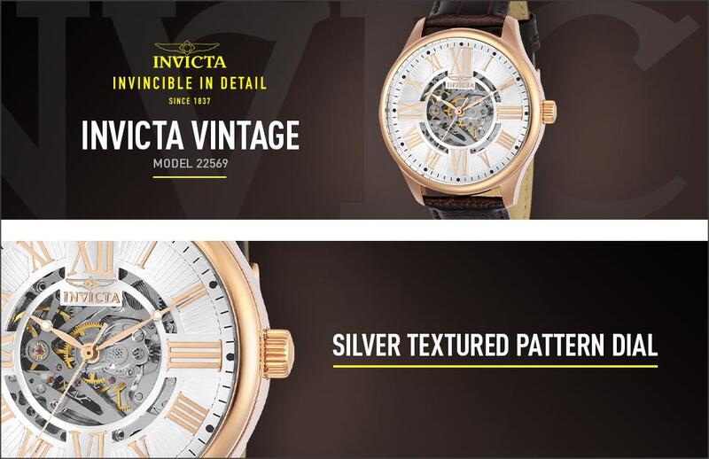 Analog Invicta 22569 台灣保固英威塔Invicta 22569 Vintage復古機械錶