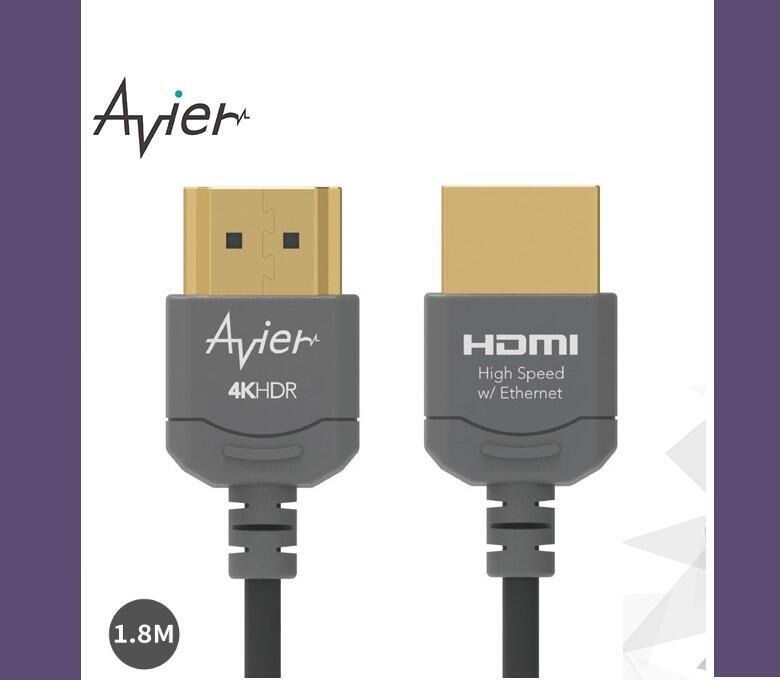 鈞釩音響~Avier 超薄極細標準型HDMI傳輸線(A公-A公)1.8米