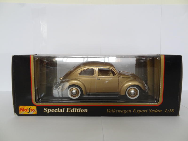 Maisto原廠金屬車模型 1:18 Volkswagen (1951) Export Sedan