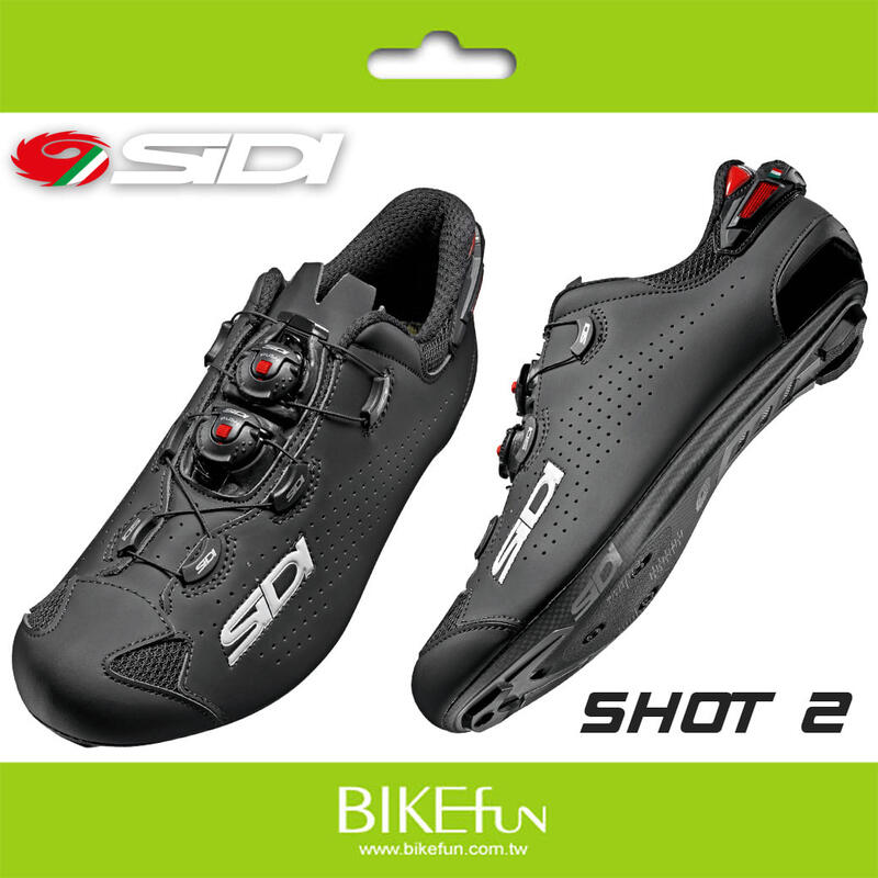 2023 義大利 SIDI SHOT 2 一級碳纖維公路車卡鞋 鎖鞋 CARBON <BIKEfun拜訪單車