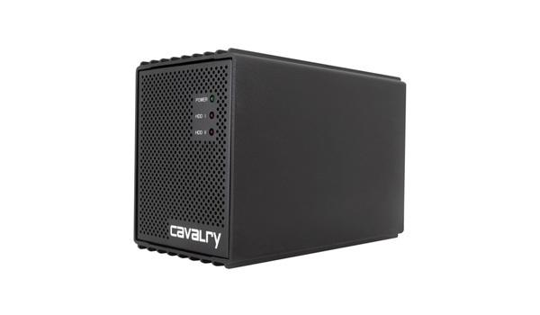 Cavalry USB3.0 雙槽 3.5吋 磁碟陣列儲存器DAS 具備RAID功能 EN-CADA2BU3-ZB