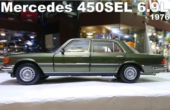 模型車收藏家的，Mercedes Benz 450SEL 6.9 1976。1/18 NOREV。免運費可分期