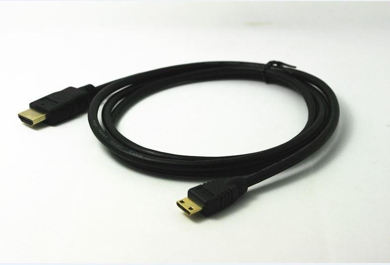 ◤JET◢Mini HDMI 轉 標準HDMI 轉接線 連接線 1.5米 純銅線芯 鍍金接頭 平板 相機 攝影 HDMI