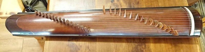 (已售出)=龍輝樂器= 古典樣式 16弦古箏 造型典雅 音色清甜