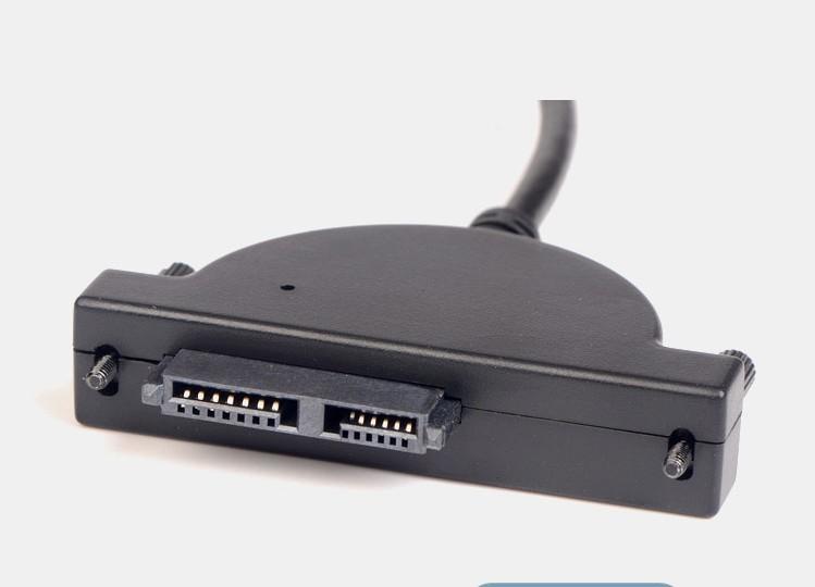 筆記型電腦光碟機SATA介面轉USB  外接光碟機轉成USB